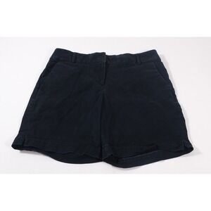 LOFT Shorts Womens 10 Navy‎ Blue The Riviera Short Chino Casual Mid Rise Stretch